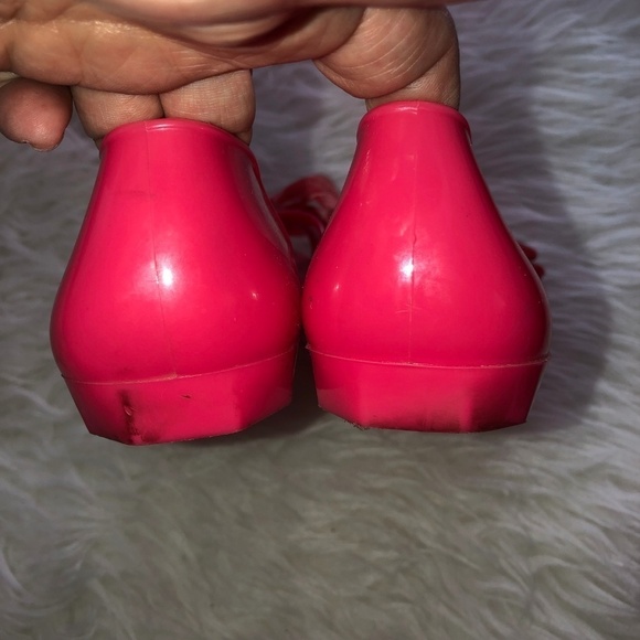 CHINESE LAUNDRY Sweet Caroline Coral Jelly Flats Sz 38/ US 7 - 7.5 - Picture 6 of 8